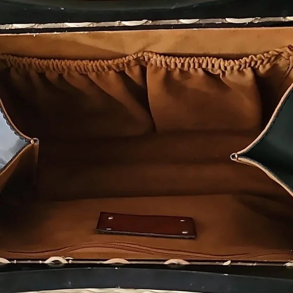 Patricia Nash Rattan/woven Purse - Picture 4 of 12